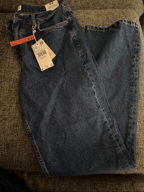 Classic Dark Wash High-Rise Jeans